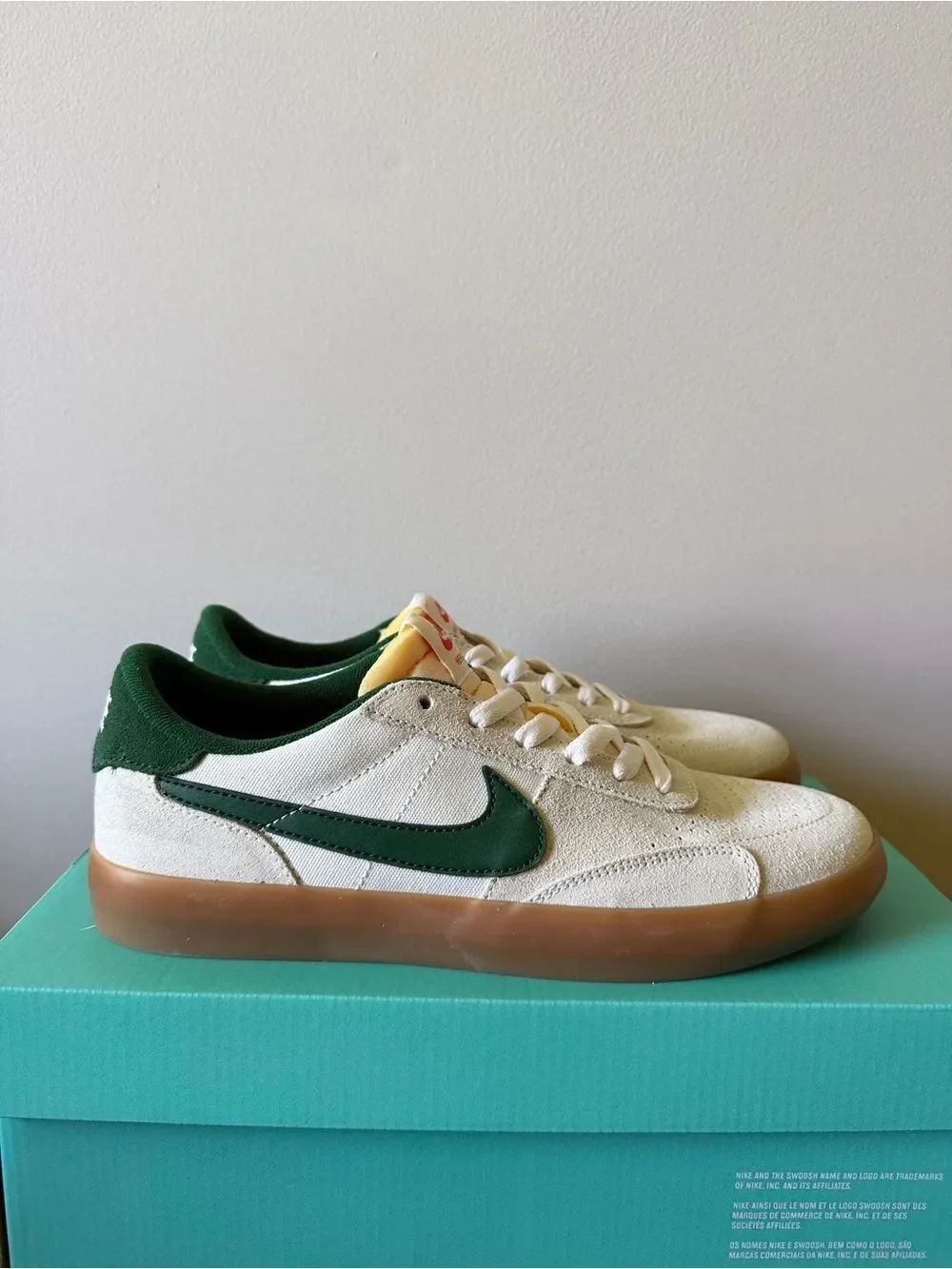 Nike SB Heritage Vulc Green Sail CD5010-104 Men’s Size 8